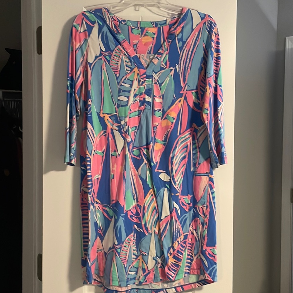 Lilly Pulitzer Small Dress 3/4 Sleeve
